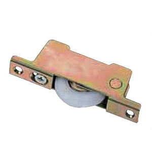 調整戸車14型 ベアリング入ジュラコン車 鉄枠(33mm・U型)(1箱・10個) ジュラコン(R) ヨコヅナ TEM-0338