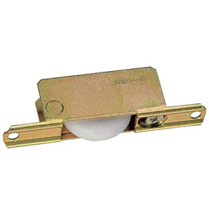 調整戸車10型 ベアリング入ジュラコン車 鉄枠(30mm・丸型)(1箱・10個) ジュラコン(R) ヨコヅナ TEM-S301