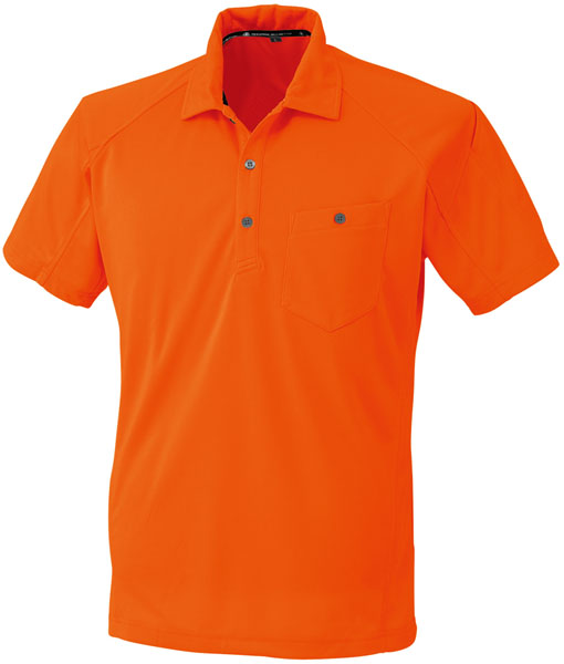 半袖ポロシャツ オレンジ 5L ※取寄品 コーコス A-4377 - edurng.go.th