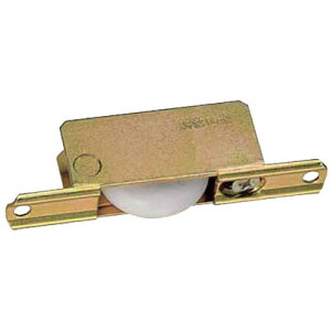 調整戸車10型 ベアリング入ジュラコン車 鉄枠(30mm・平型)(1個価格) ジュラコン(R) ヨコヅナ TEM-S302