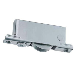 重量調整戸車 ベアリング入MCナイロン車 ステンレス枠(50mm・V型)(1個価格) ヨコヅナ TMS-0509