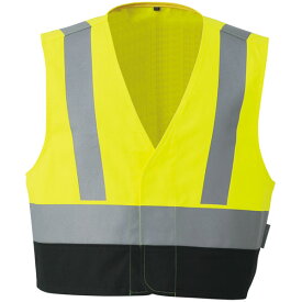 高視認性安全防炎ベスト(マジック) イエロー M ※取寄品 コーコス CS-2429