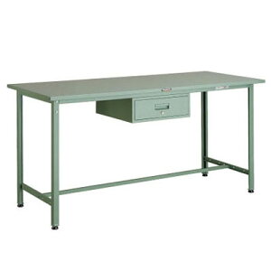 軽量立作業台(300kg型・1段引出付・スチール天板)1800×900×900mm【代引不可・メーカー直送品 車上渡し品】 トラスコ HSAE-1809F1