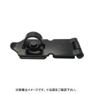NEW HIKARI ストロング掛金 25mm ラッチ金具 黒 艶消し マット 鉄製 焼付塗装 取寄品 SMZ SH-LK25BK ( カ…