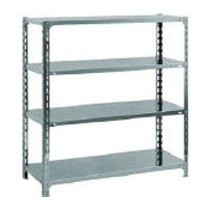 SUS430ステンレス軽量棚(4段)1215×465×1202【代引不可・メーカー直送品 車上渡し品】 トラスコ SU4-4444