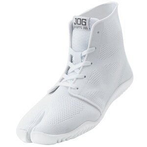 スポーツジョグ2 白 23.0cm 取寄品 丸五 SPJOG2-WH-230 ( 足袋型 スニーカー 靴ひも メッシュ ミドルカット )