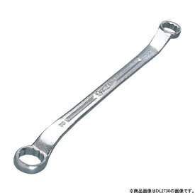 45度両口メガネレンチ JIS 14×17mm 取寄品 スーパーツール DL1417