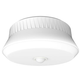 乾電池式SD 屋外用センサーシーリングライト LED8.5W 取寄品 ムサシ LED-160 (乾電池式 カーポート 屋外 固定 工具 不要 スロー 消灯)