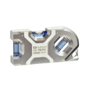 プレミアム水平器 トビレベル・ゼロ 気泡管カラー ブルー 取寄品 EBISU(エビス) ED-TBZBL ( アルミ 削り出し プレミアム 鉄骨 工事 足場 組み立て )
