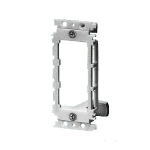 はさみプラ枠プラスチック製あと付はさみ取付枠(1ヶ用・4〜31mm迄) (10個価格) 未来工業(MIRAI) PWX-1L