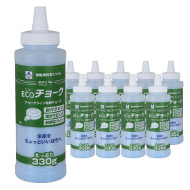 エコチョーク 青 330gx10 1箱10本価格 取寄品 たくみ 2262 ( ECO チョークライン アップサイクル 粉チョーク 卵殻 )