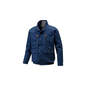 空調風神服 長袖ブルゾン ※服地のみ ネイビー Mサイズ 取寄品 サンエス KF92191 (長袖 帯電防止 紫外線カット 熱中症対策 暑さ対策 作業服 屋外作業 サンエス CoolingWear)