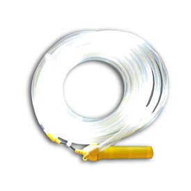 LED チューブライト乾電池用＜白＞ 直径約22mm×長さ10m 取寄品 ミズケイ 5808322 ( 安全 警備 保安 夜間工事 )