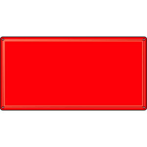 ステンレス無地板 KHY-SS 赤 300×600×0.5mm 明治山型 取寄品 日本緑十字社 055602 ( プレートタイプ )