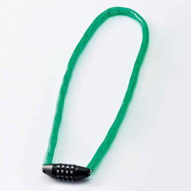 チェーンロック(ダイヤル錠タイプ) 緑 CD-100G 全長1000mm フリーダイヤル 取寄品 日本緑十字社 195071 ( CD-100G )