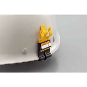 ヘルメット用ペンホルダー(溝なしタイプ専用) 重量18g ペン別売 TYS-73-S 取寄品 日本緑十字社 241102 ( TYS-73-S(溝なし用) )