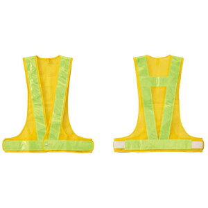 メッシュ安全ベスト(キングサイズ) 黄/黄反射 キングベスト(黄/黄) 胴回140・着丈67cm 取寄品 日本緑十字社 238019 ( キングベスト(黄/黄) )