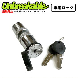 専用ロック (鍵 布製防刃ベルト アンブレイカブル Unbreakable専用）キー2本入 和気産業 CU-011 ( 防犯 地球ロック 施錠 持ち去り防止 )