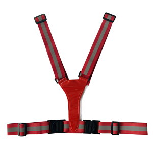 安全ベスト 伸縮Y型ベスト レッド フリーサイズ 取寄品 ミズケイ 5941254 ( 安全 警備 保安 ランニング ウォーキング )
