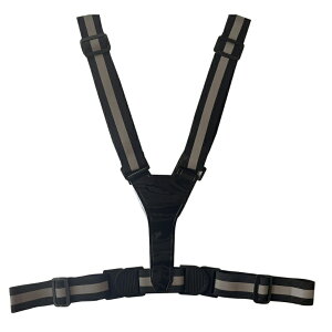 安全ベスト 伸縮Y型ベスト ブラック フリーサイズ 取寄品 ミズケイ 5941256 ( 安全 警備 保安 ランニング ウォーキング )