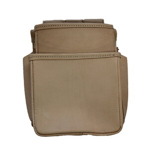 【WEB限定 ふくろ倶楽部 PREMIUM】 ヌメ 腰袋(中)2段 【受注生産品】 ふくろ倶楽部 PND-32