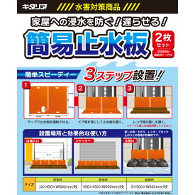 簡易止水板 20枚(2枚組 x 10組価格) メーカー直送 個人宅不可 北川工業 WSP-6045