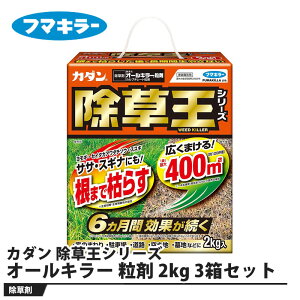 カダン 除草王シリーズ オールキラー 粒剤 2kg 3箱セット 取寄品 フマキラー