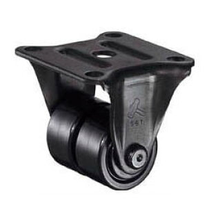 低床式中荷重用キャスター(ナイロン車輪・固定式ベアリング入)車輪径50mm ハンマーキャスター 550R-BN250
