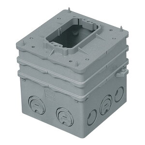 四角PCボックス 75mm用 小判型 (1個価格) 未来工業(MIRAI) 4CBL-1275A