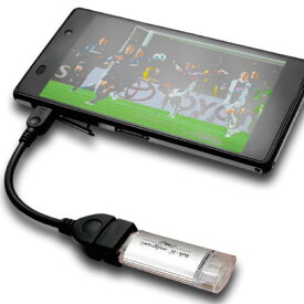 AREA USB OTG ホストケーブル ホスト機能対応スマホ・タブレットのMicroUSBポートに接続することで、マウス、キーボードなどのUSBデバイスが使用可能 SD-UHOST80-BK2【ネコポス便可】
