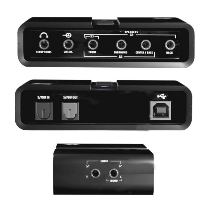 楽天市場 Area Usb接続 マルチサウンドアダプタ Spdif ライン入力 マイク入力 7 1ch出力 Kyo Ons Power Sd U1sound T6 エアリアダイレクト楽天市場店