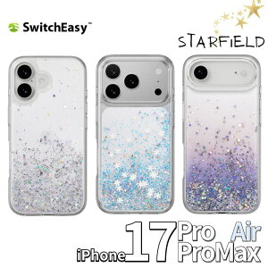 SwitchEasy StarField for iPhone17 17Pro 17ProMax iPhoneAir �P�[�X �J�o�[ �L���L�� ���� ���� TPU PC �n�C�u���b�h�P�[�X �� �X�^�[ ������� ���킢�� �N���A ��l���q ��l���� �L���L���P�[�X �X�}�z�J