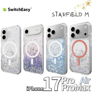 SwitchEasy StarField for iPhone17 17Pro 17ProMax iPhoneAir Magsafe �}�O�l�b�g �}�O�Z�[�t�P�[�X �J�o�[ �L���L�� ���� ���� TPU PC �n�C�u���b�h�P�[�X �� �X�^�[ ������� ���킢�� �N���A ��l���q ��l��