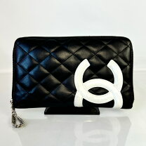 楽天市場】chanel ラウンドファスナー 長財布 黒の通販