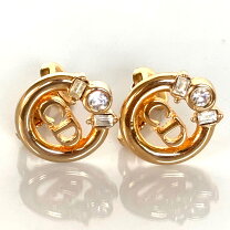 楽天市場】Christian Dior イヤリング（カラーゴールド）（レディース 