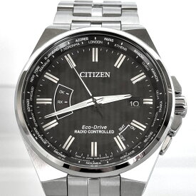 【中古】＼7日も超お買い得！最大14.5%OFF+P還元！／腕時計 メンズ シチズン CITIZEN シチズンコレクション CB0161-82E H145-S116643 エコドライブ ダイレクトフライト ワールドタイム 電波ソーラー デイト表示 黒