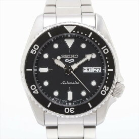 【中古】＼7日も超お買い得！最大14.5%OFF+P還元！／腕時計 メンズ セイコー 5スポーツ SBSA225 4R36-14B0 自動巻 黒 デイデイト表示（日本語・英語） 裏スケ 10気圧防水