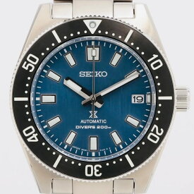 【中古】＼初売りSALE！最大13%OFF+P還元！／ 中古 腕時計 メンズ セイコー SEIKO プロスペックス メカニカルダイバーズ 1965 ヘリテージ Save the Ocean SBDC165 6R35-01V0 自動巻 青 デイト表示 200m防水