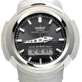 【中古】＼初売りSALE！最大13%OFF+P還元！／中古 腕時計 メンズ カシオ G-SHOCK ジーショック AWM-500D-1AJF AW-500 SERIES フルメタル アナデジ 黒 電波ソーラー 20気圧防水