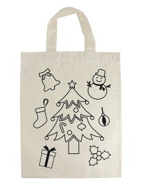 ぬりえ トートバッグ クリスマス 工作キット 工作セット 手作りキット 手作りセット 手作り材料 男の子 女の子 小学生 低学年 高学年 子供 幼児 冬休み 子ども こども キッズ 自由工作 自由研究 工作 トートバック 学習教材 イベント 卸 業者 仕入れ 仕入 【10個セット】