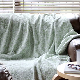 【KLIPPAN コットンスロー サンフラワー 140×200cm】【正規取扱店】クリッパン ガーゼ ブランケット 肌掛け ひざ掛け ソファカバー ストール テーブルクロス ウィリアムモリス ギフト ■ラッピング無料 ■おまけ付き