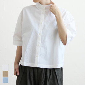 【SETTO SS OKKAKE SHIRT STSS00014S】 セット オッカケ シャツ スタンドカラー 日本製 半袖