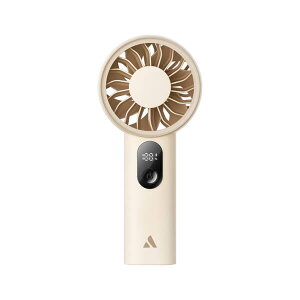 Aecooly Halo 03 Portable Handheld Fan �n���f�B�t�@�� �x�[�W�� �s���N �u���b�N �g�ѐ�@ 5�i�K���� LED�f�B�X�v���C USB�[�d ���^ �y�� �����΍� �S3�F