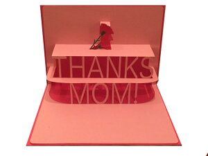 u̓v|bvAbvO[eBOJ[huTHANKS MOM!v|bvAbvJ[h O[eBOJ[h