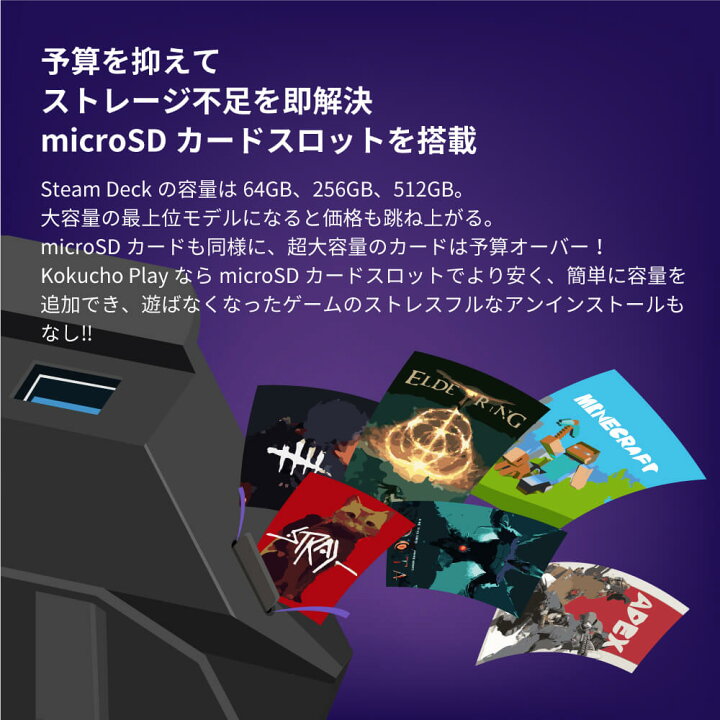 楽天市場】Clarity(クラリティ) Steam Deck用 ドック 100W PD充電 SD 