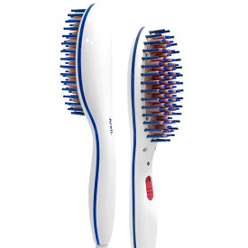 Areti アレティ ヘアアイロン ブラシ ミニ マイナスイオン マイナスイオンヒートブラシ ストレート 高密度セラミックコーティング i1798 ｜ ブラシアイロン アイロン ヘアーアイロン ヘアブラシ