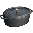 ストウブ（STAUB） ピコ・ココット オーバル 17cm ブラック 40509-482