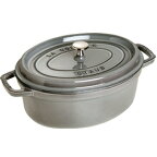 ストウブ（STAUB） ピコ・ココット オーバル 23cm グレー