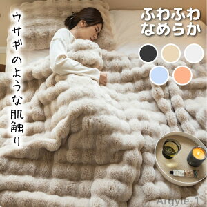 【送料無料】毛布 ブランケット ファー もこもこ とろとろ ふわふわ 暖かい 冬 あったか 厚手 ひざ掛け 掛け毛布 肩掛け シングル