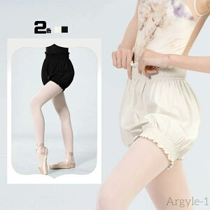 【送料無料】バレエ ショートパンツ ハイウエスト ゴム フリル 可愛い バレエウェア ダンスパンツ ジュニア 大人 バレエ ダンス ヨガ ダンス用品 バレエ用品 ウォームアップ